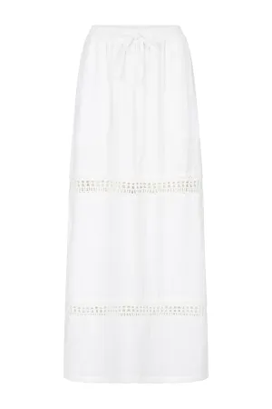 QUIET SPACES SKIRT - WHITE