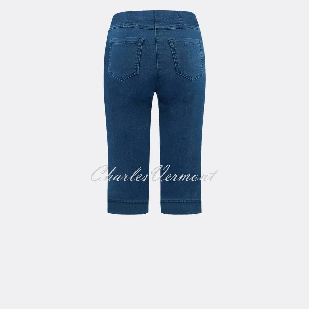 Robell Bella 05 – Bermuda Short 51489-5448-64 (Blue Denim)