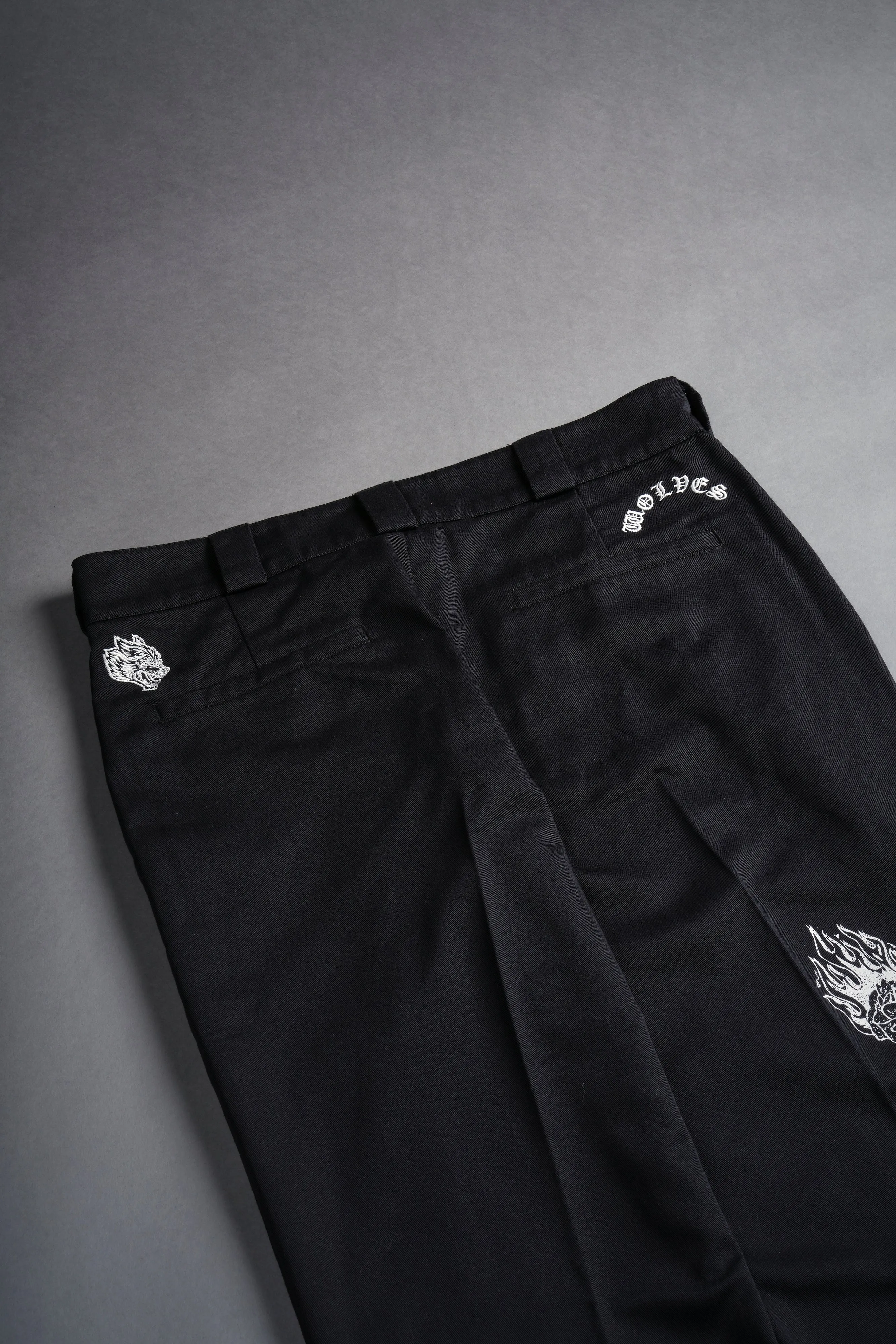Roses While We're Here Rickies Pants in Black