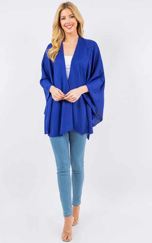 SA4213 Bright Color Shawl with Loop Design