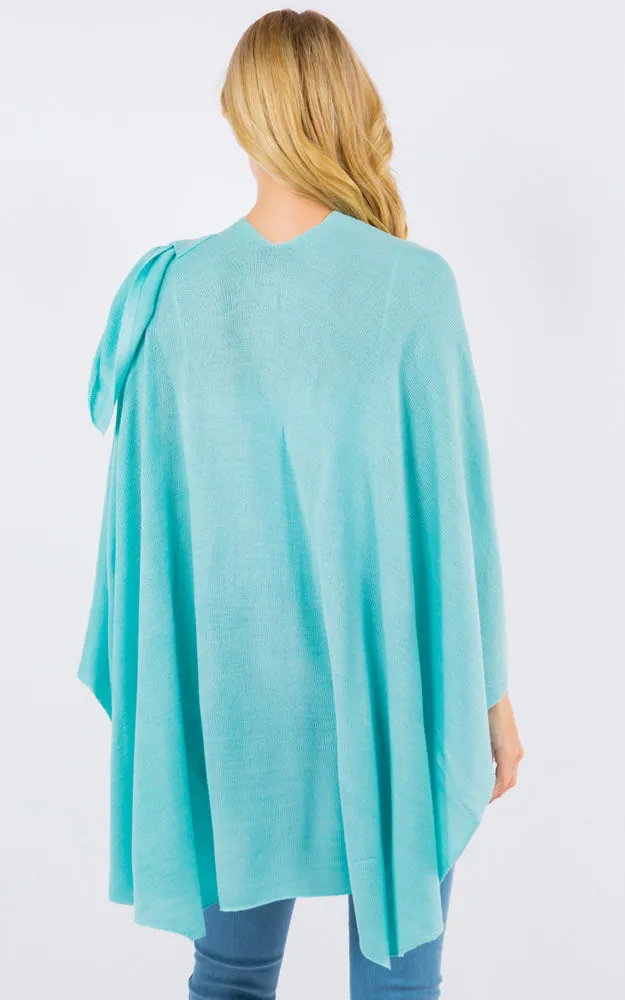 SA4213 Bright Color Shawl with Loop Design