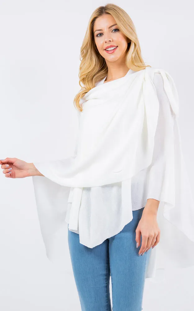 SA4213 Bright Color Shawl with Loop Design