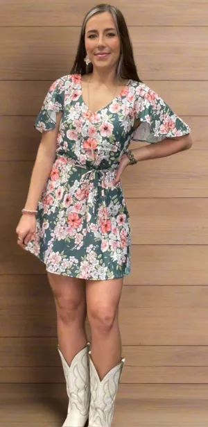 Spring Floral Dress