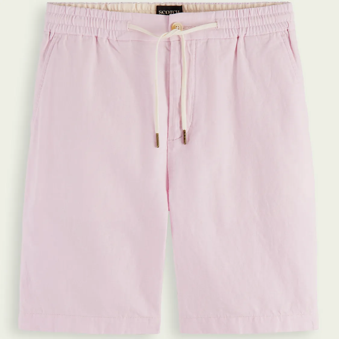 The Fave Linen-Blended Bermuda Shorts (Rose)