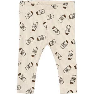 THE NEW Siblings White Swan AOP Nigel Rib Leggings