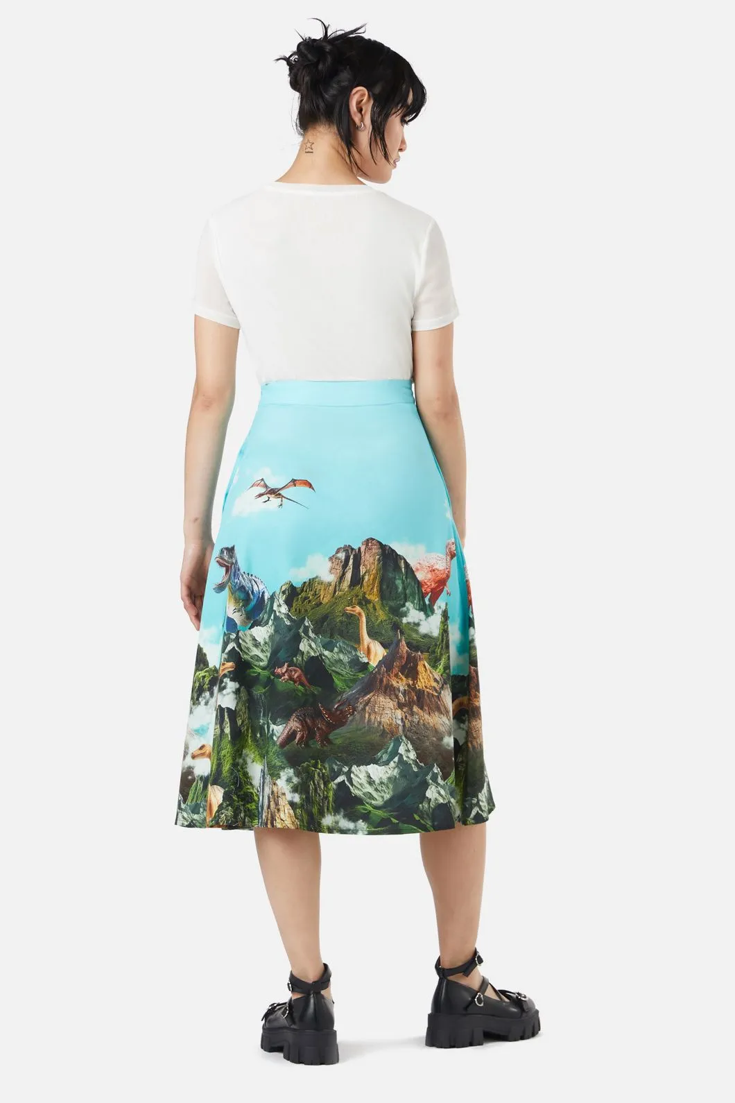 Triassic Scene Border Skirt