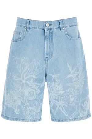 Versace Baroque Sea Denim Lasered